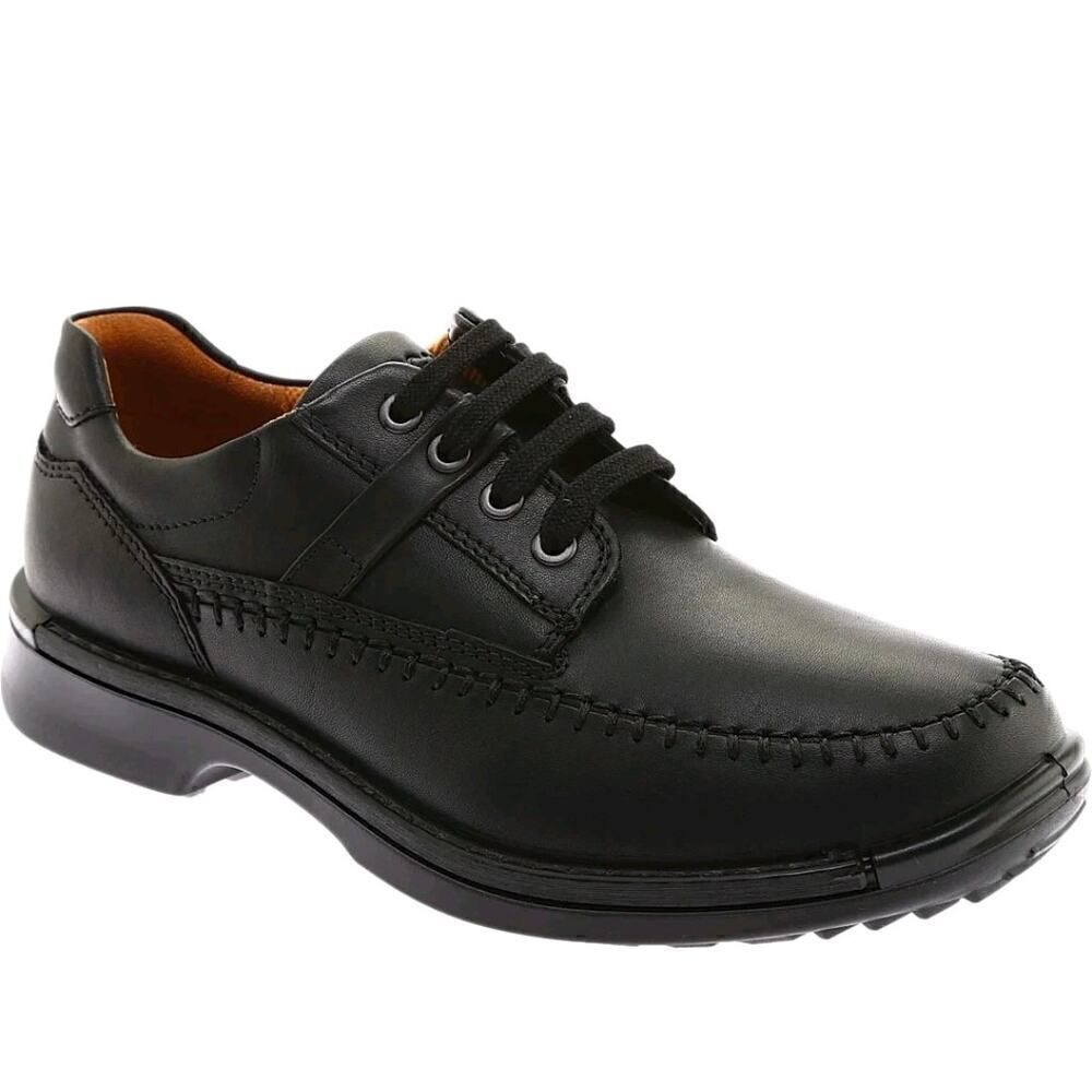 ECCO Men's Seawalker Lace-Up. Black Oxford Shoes Size 43/US 10
